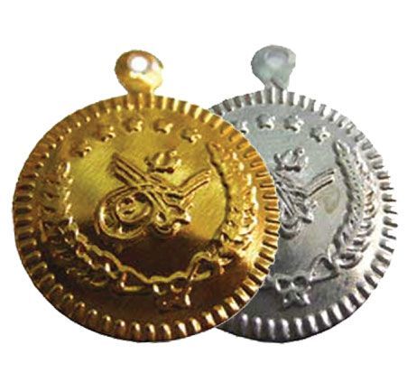 BÜYÜK BOY PENEZ 2,5 CM  (1000 AD) ALTIN RENGİ