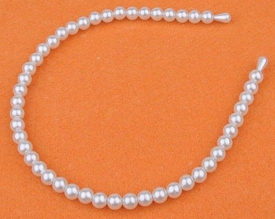 BEYAZ BÜYÜK İNCİLİ TAÇ BEYAZ