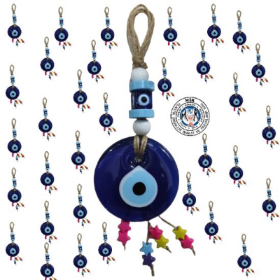 EVİL EYE NO:2 TAŞLI  NAZAR BONCUĞU 7CM