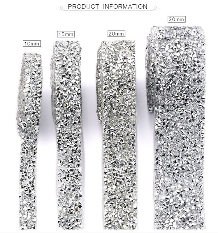 YAPIŞTIRMA TAŞLI ŞERİT 1,5 CM 10 YARD