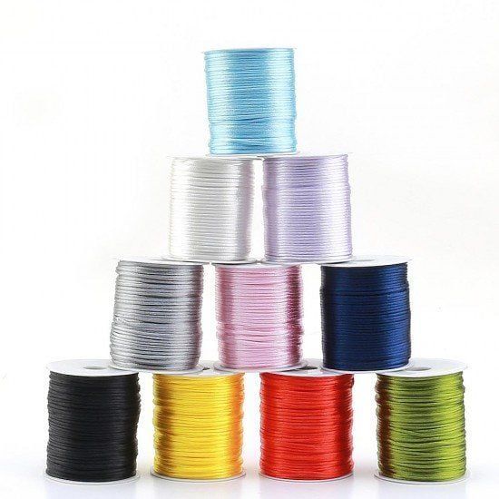 FLOŞ İPİ - DÜZ RENK (90 MT) FARE SIÇAN KUYRUĞU TURUNCU