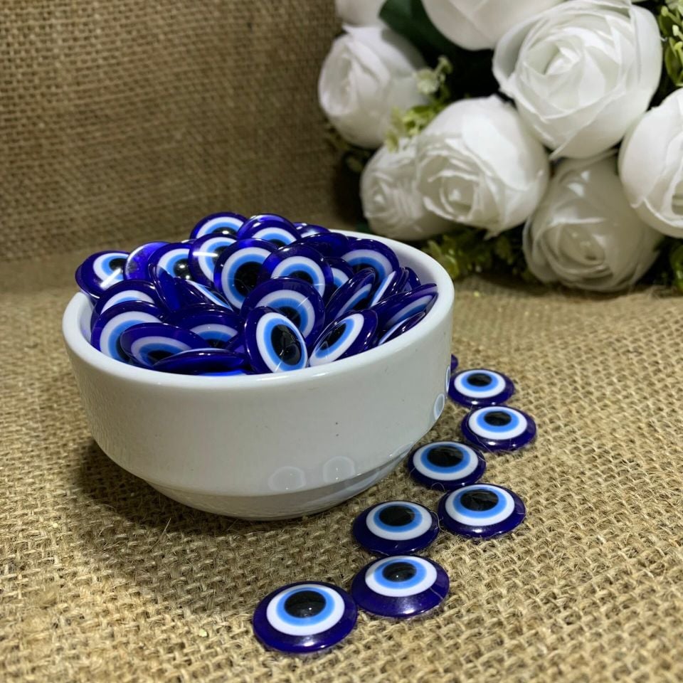 20 MM YARIM YAPIŞTIRMA NAZAR BONCUK (1000 ADET)