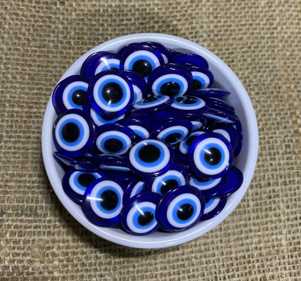 20 MM YARIM YAPIŞTIRMA NAZAR BONCUK (1000 ADET)