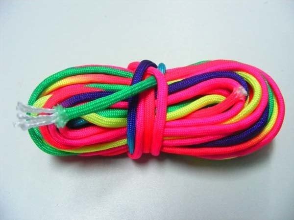 Paraşüt ipi- Paracord (ÇİLE- 95 METRE) MAVİ DESENLİ