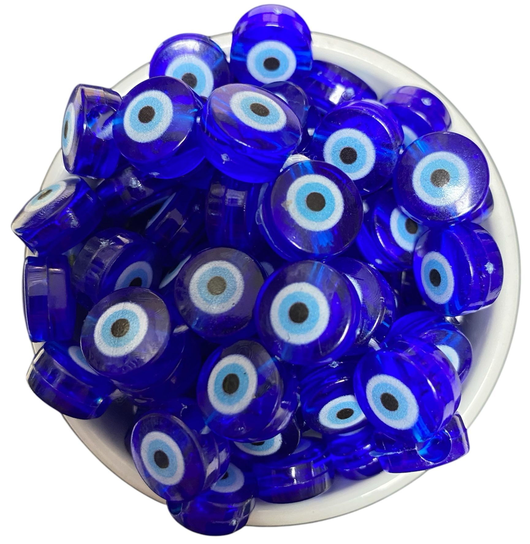 14X8 MM NAZAR NO 1 DESENLİ BONCUK (50 AD)