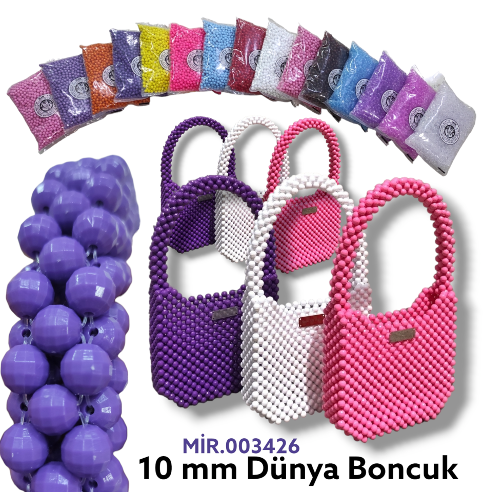 10 mm Dünya Boncuk