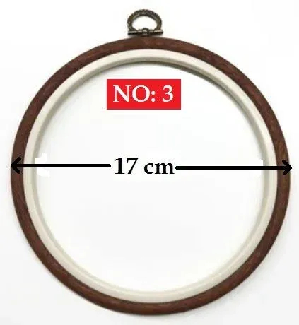 MİR YUVARLAK PANO NAKIŞ KASNAK SETİ (NO:3 - NO:4 - NO:5)