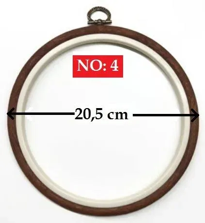 MİR YUVARLAK PANO NAKIŞ KASNAK SETİ (NO:3 - NO:4 - NO:5)