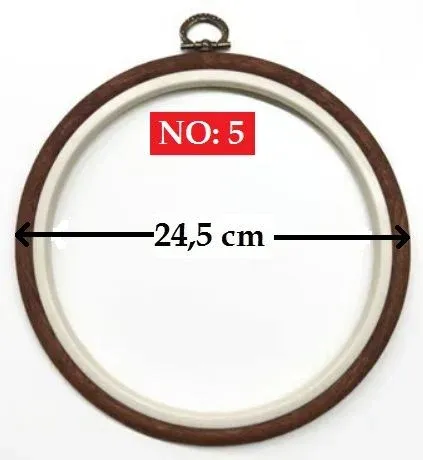 MİR YUVARLAK PANO NAKIŞ KASNAK SETİ (NO:3 - NO:4 - NO:5)
