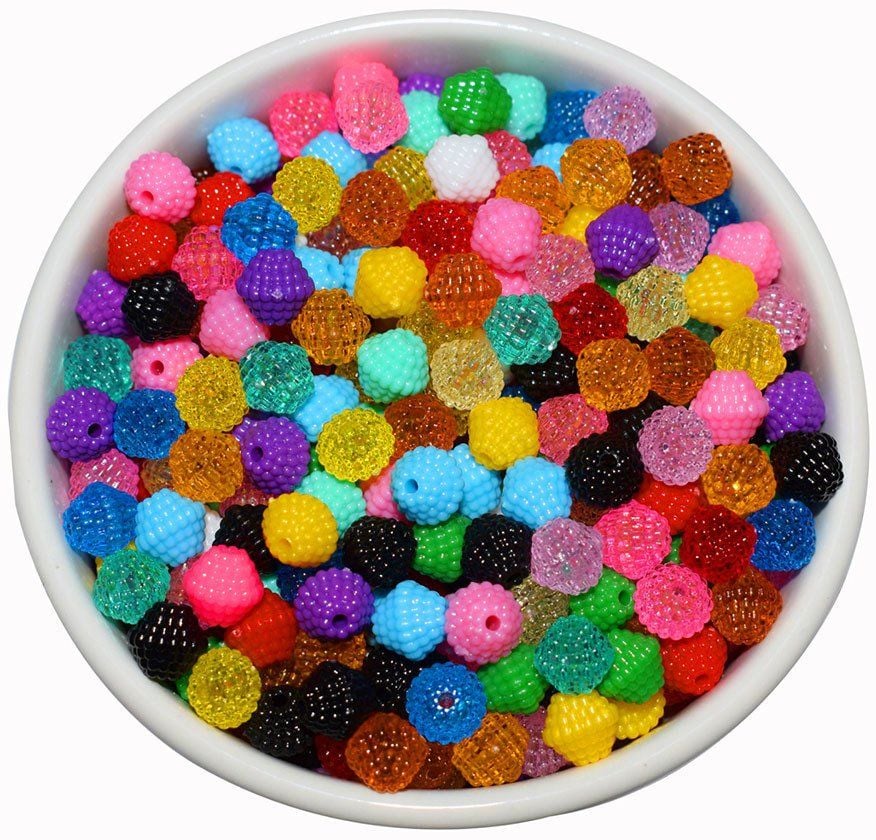 NO: 198 *8MM BÖĞÜRTLEN YAZMA BONCUK (6000 ADET)