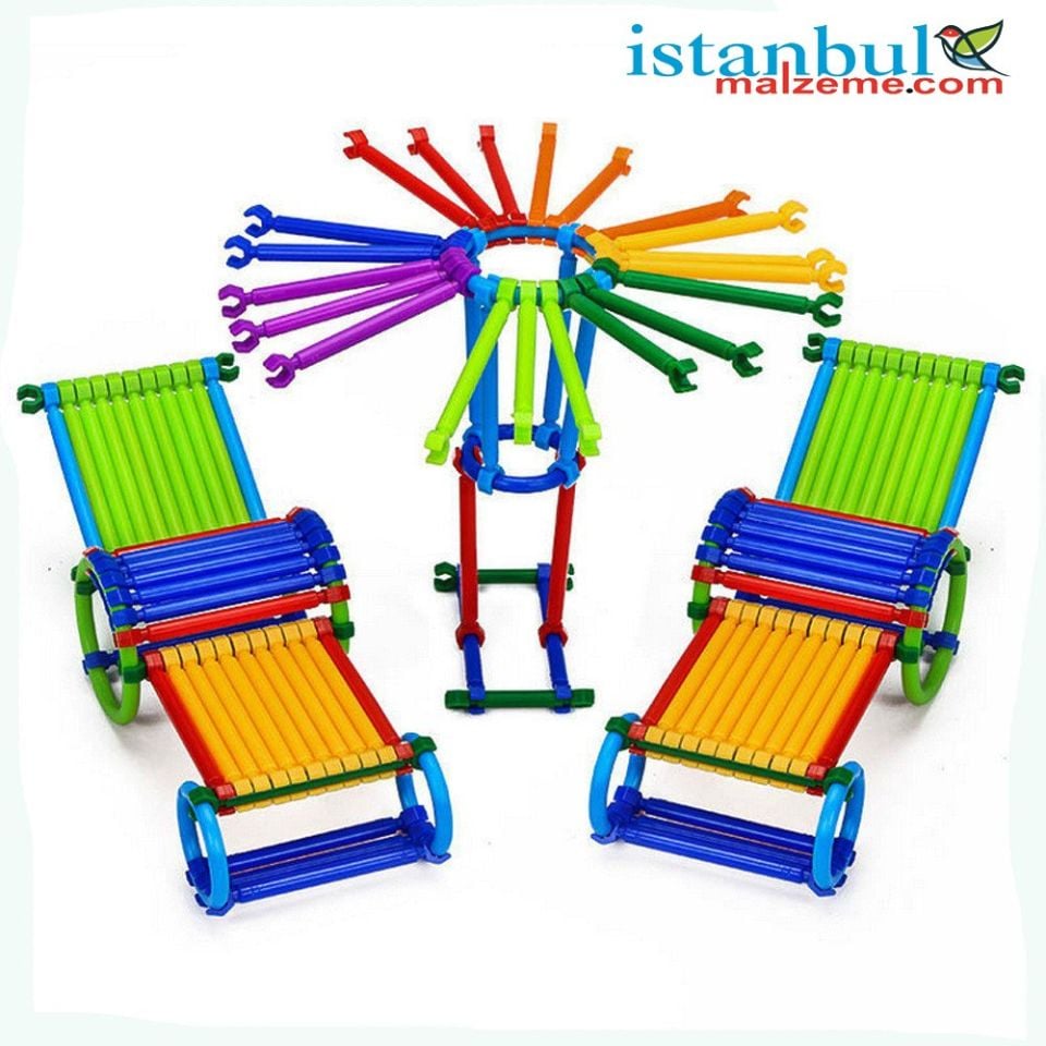 EĞİTİCİ GEOMETRİK ÇUBUKLAR 300 PARÇA
