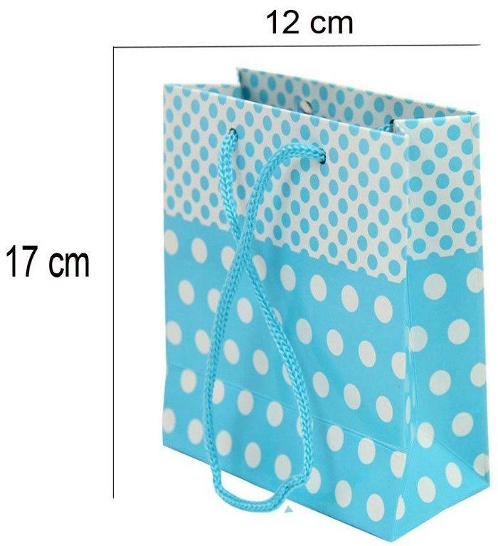 PUANTİYELİ KARTON ÇANTA (5 ADET) PEMBE