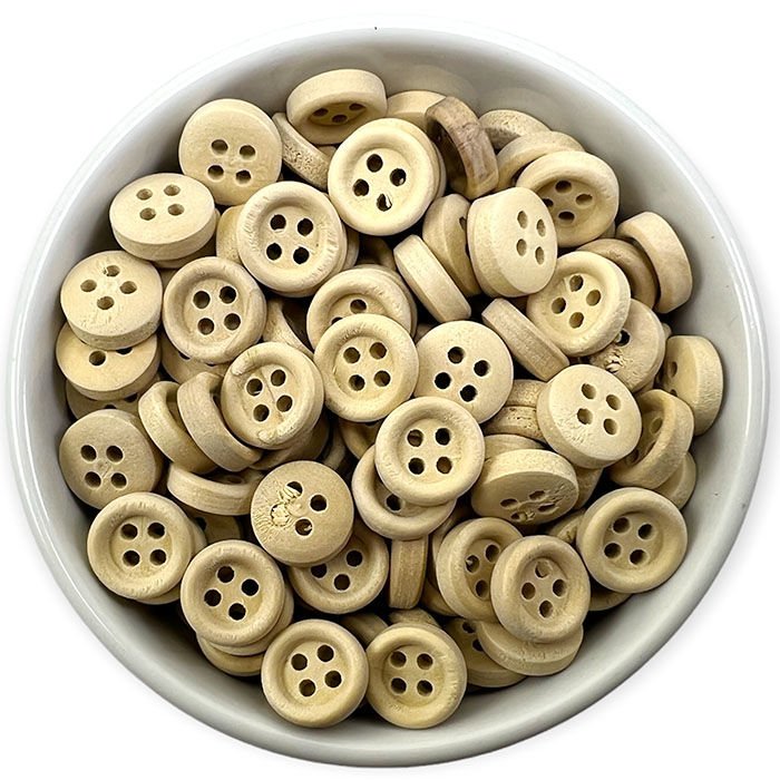 AHŞAP HANDMADE DÜĞME (10MM) (1000AD)