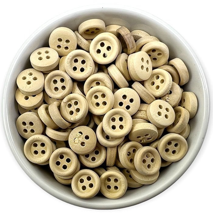 AHŞAP HANDMADE DÜĞME (10MM) (1000AD)