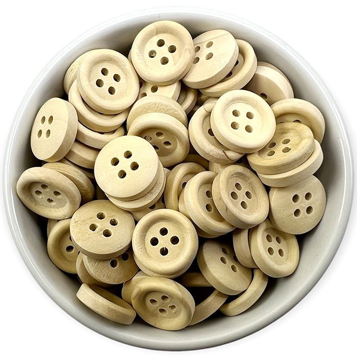 AHŞAP HANDMADE DÜĞME (15MM) (1000AD)