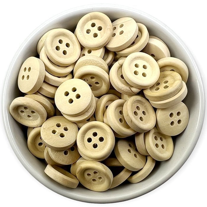 AHŞAP HANDMADE DÜĞME (15MM) (1000AD)