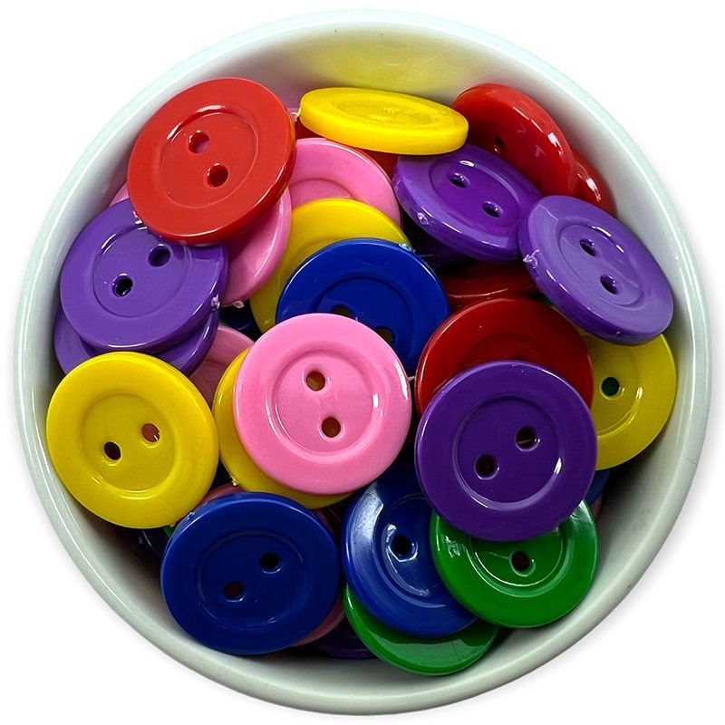 KARIŞIK 32 BOY DÜĞME (20MM) (1000 ADET)