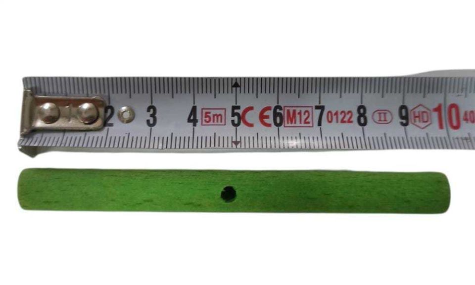 10 CM TEK DELİKLİ AHŞAP ÇUBUK 100 ADET