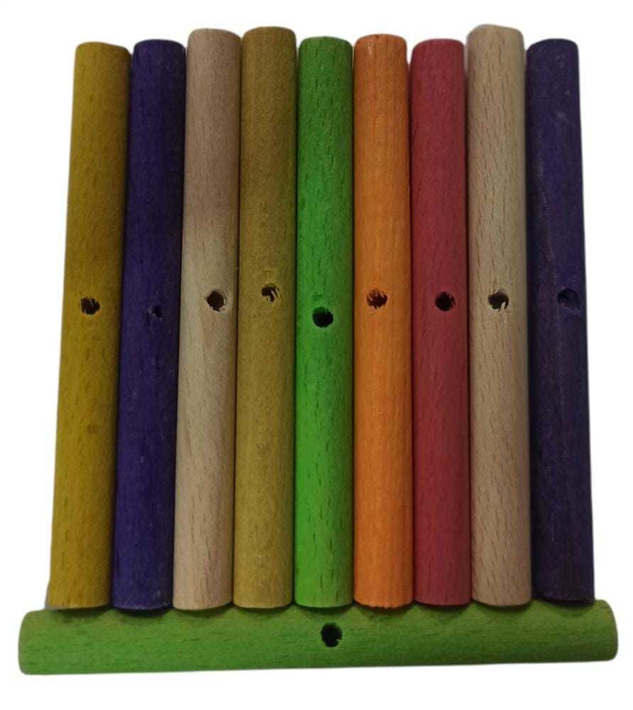10 CM TEK DELİKLİ AHŞAP ÇUBUK 100 ADET