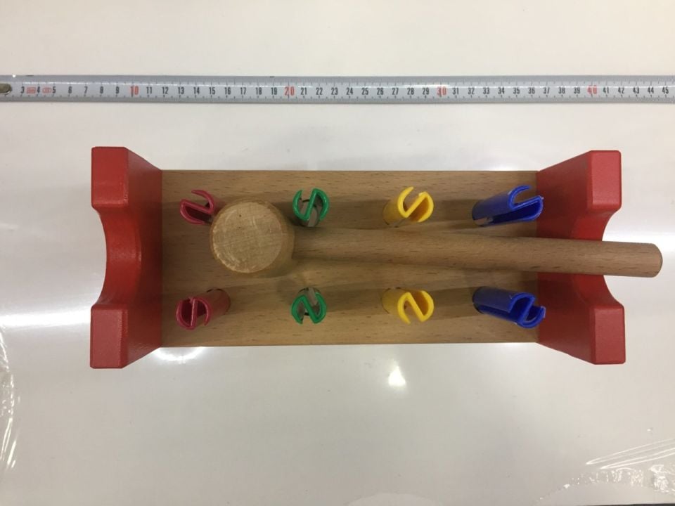 OYUNCAK AHŞAP ÇEKİÇ BLOĞU