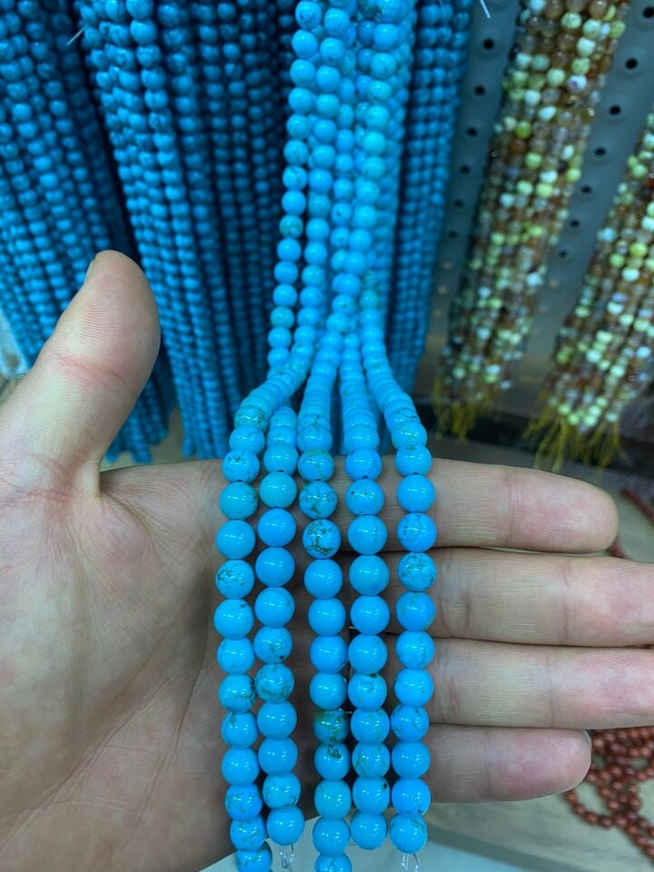 8 MM BONCUK DOĞALTAŞ (1 DİZİ)