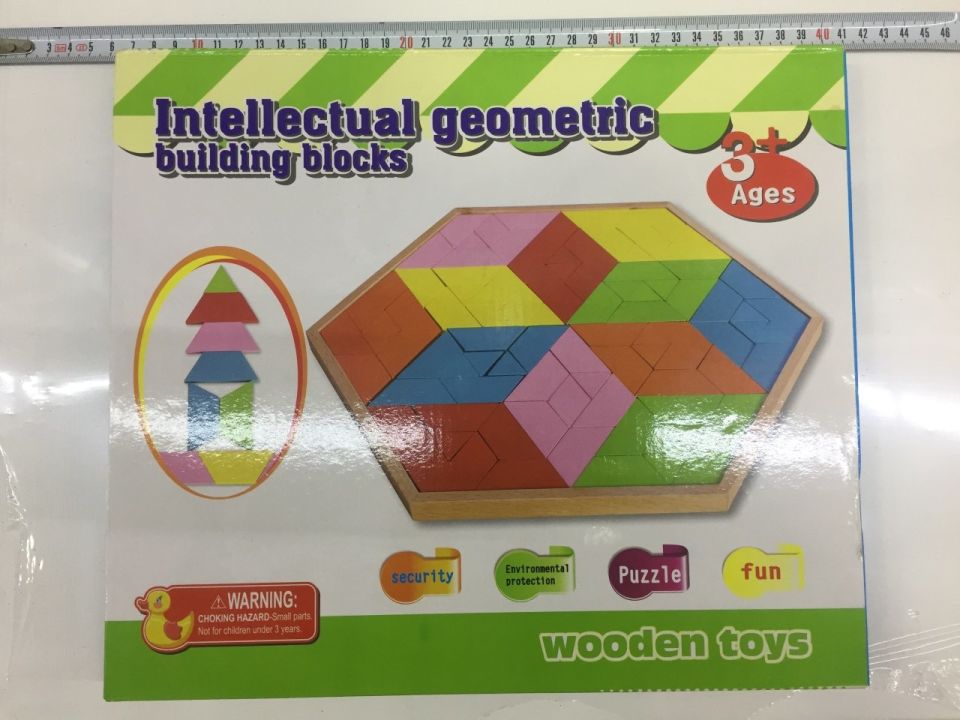AHŞAP RENKLİ TANGRAM (BÜYÜK)