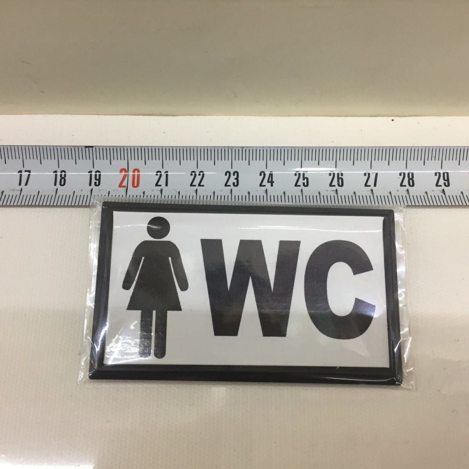 PLASTİK KLİŞE (WC BAYAN)