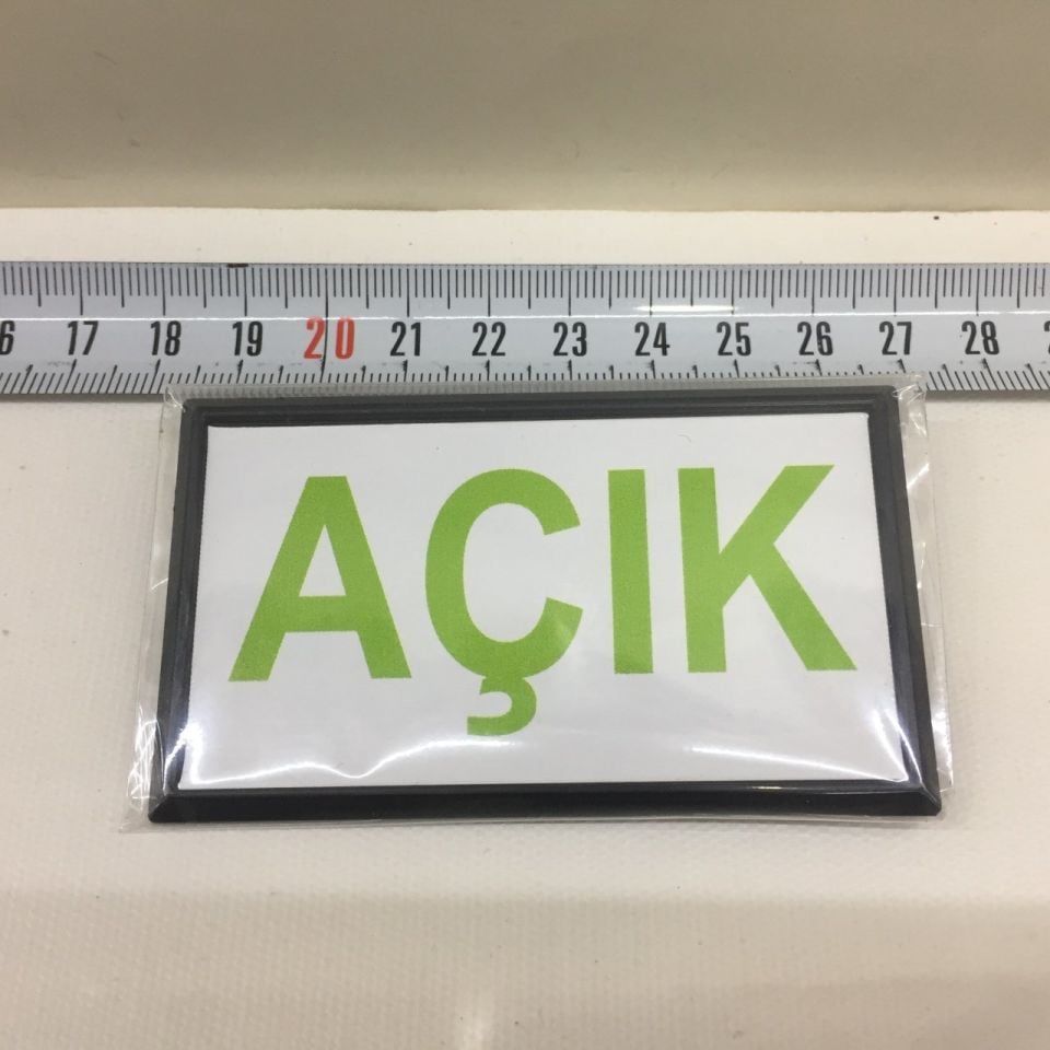 PLASTİK KLİŞE (AÇIK)