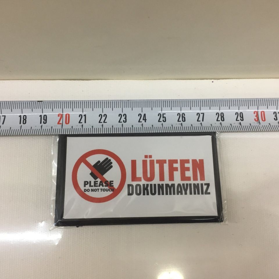 PLASTİK KLİŞE (LÜTFEN DOKUNMAYINIZ)