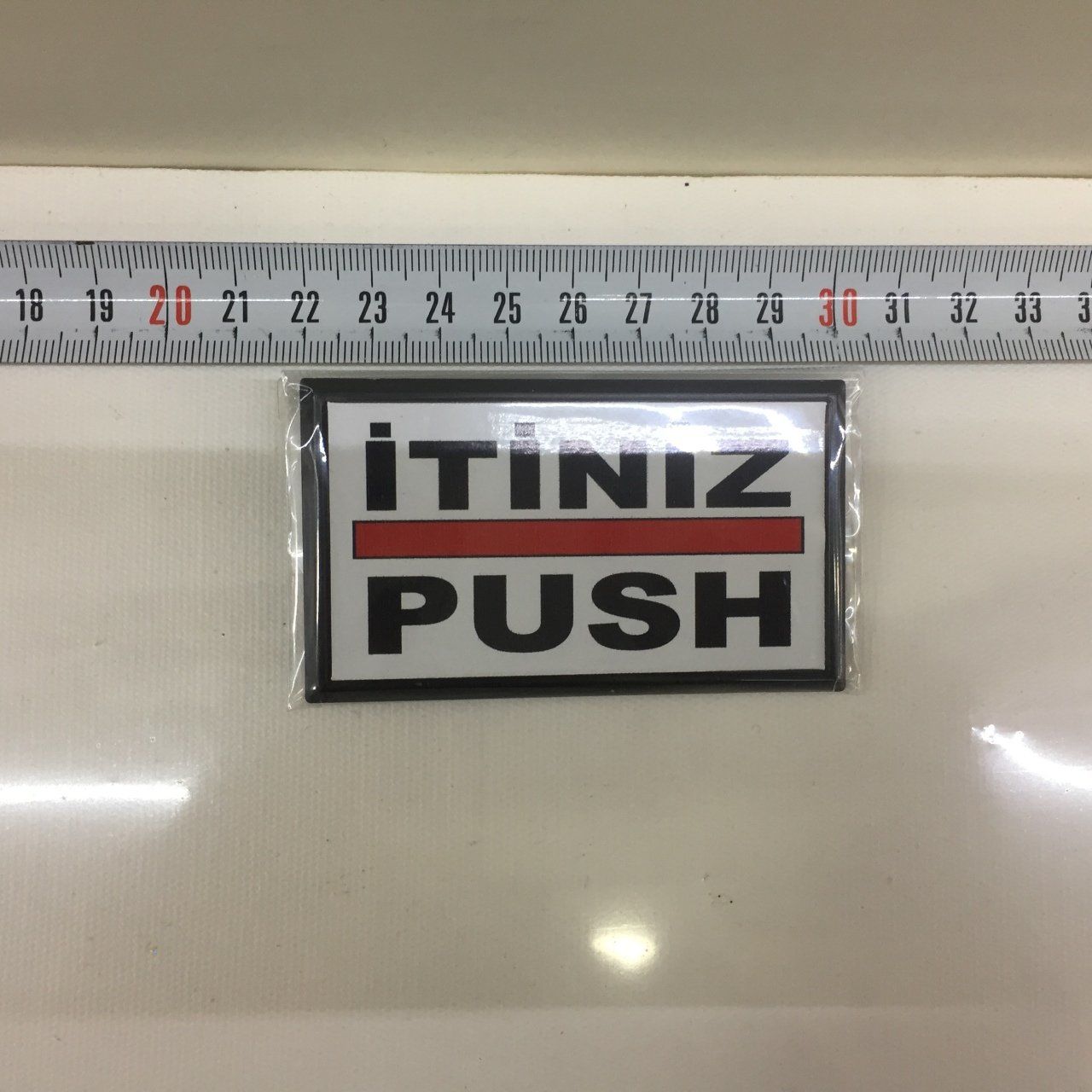 PLASTİK KLİŞE(İTİNİZ PUSH)