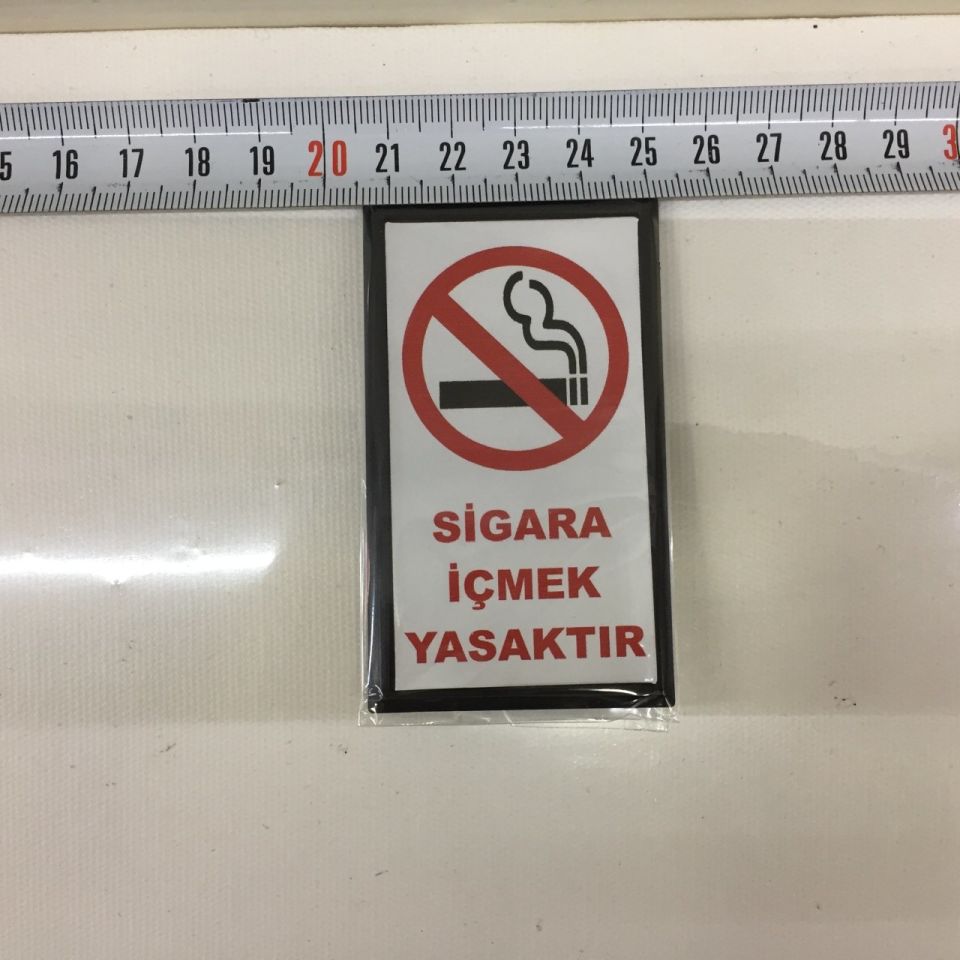 PLASTİK KLİŞE (SİGARA İÇMEK YASAKTIR)
