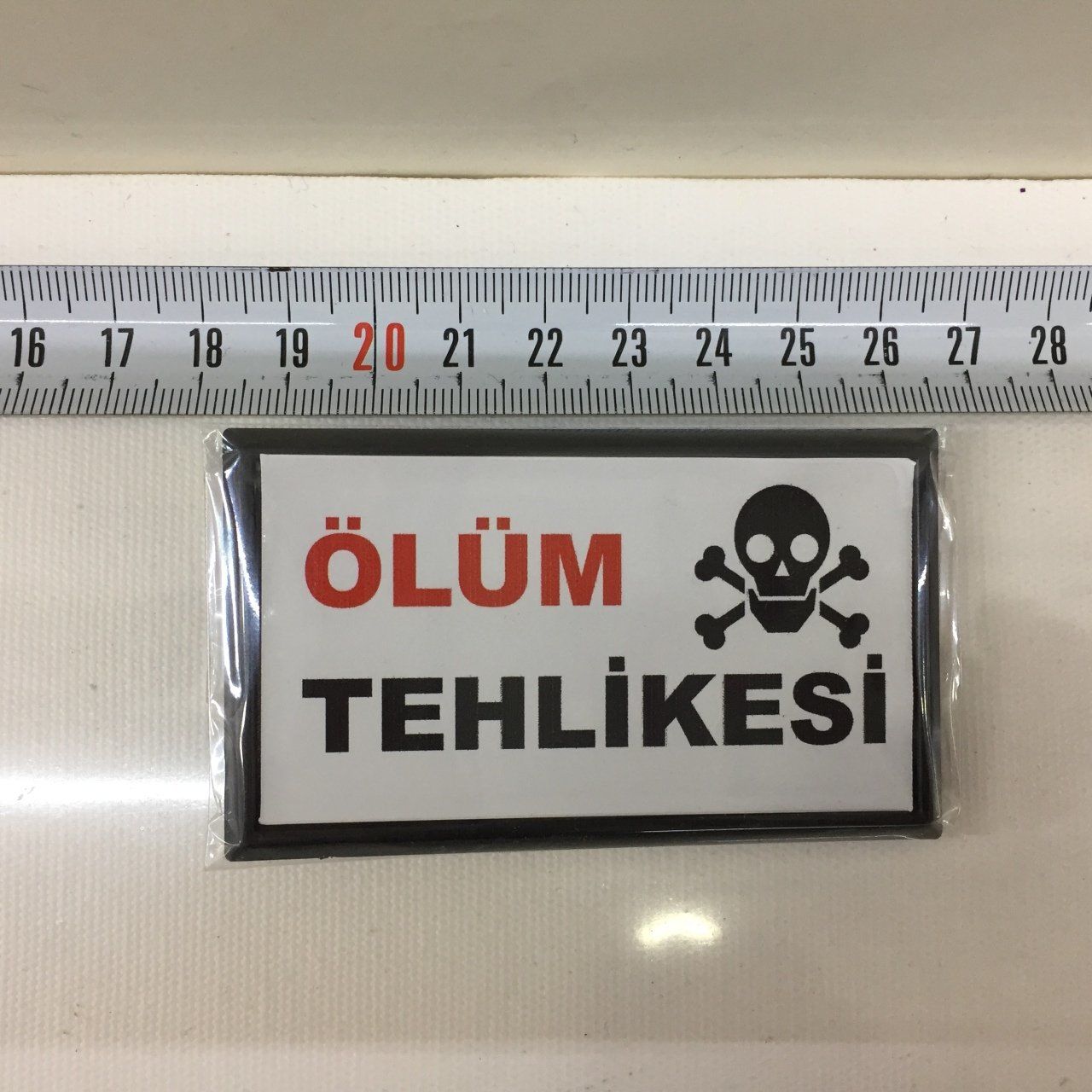 PLASTİK KLİŞE (ÖLÜM TEHLİKESİ)
