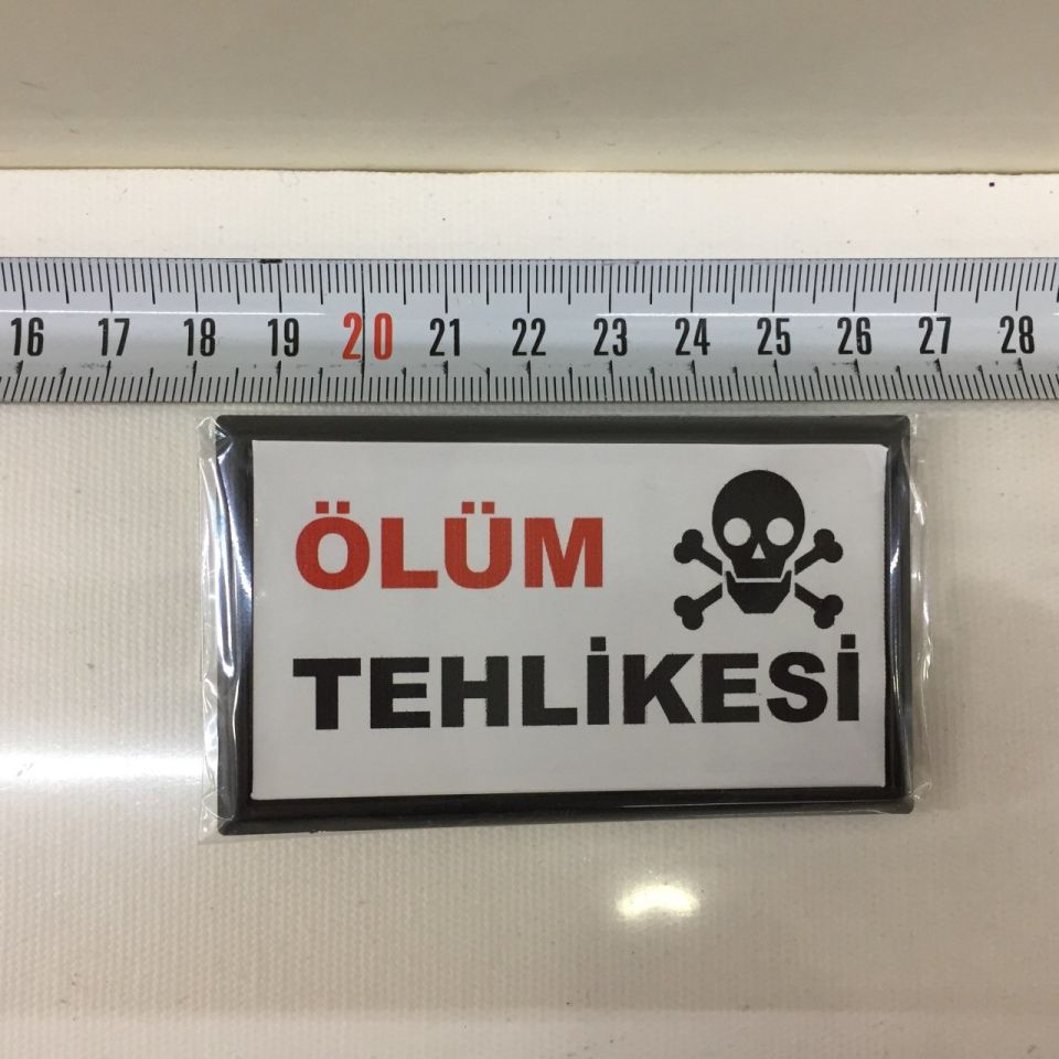 PLASTİK KLİŞE (ÖLÜM TEHLİKESİ)