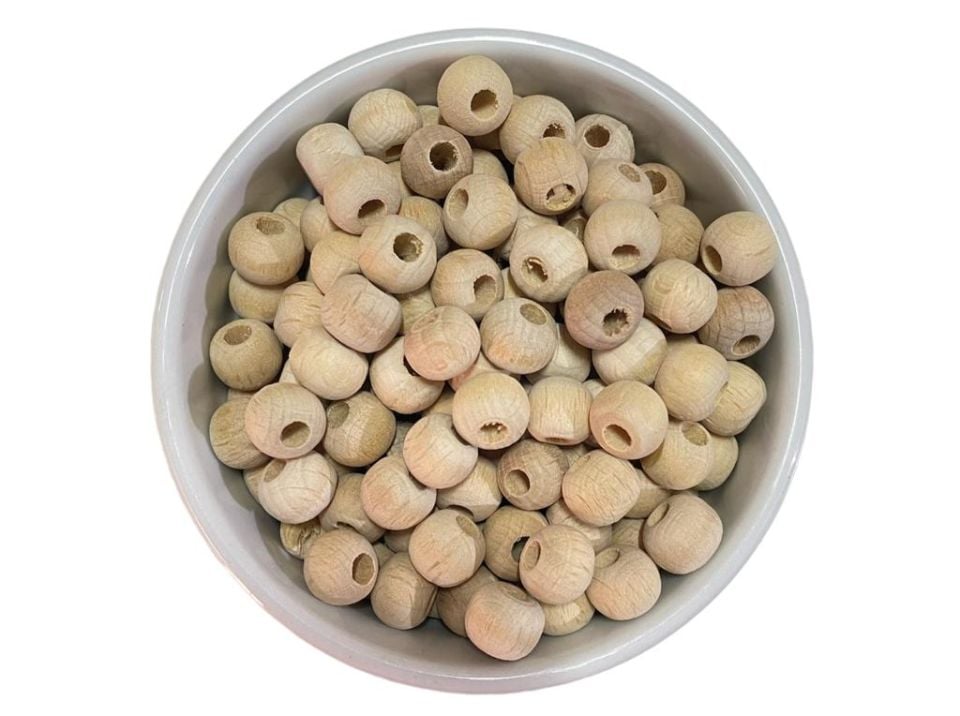 TAHTA 8 MM YUVARLAK BONCUK  (1 KG)