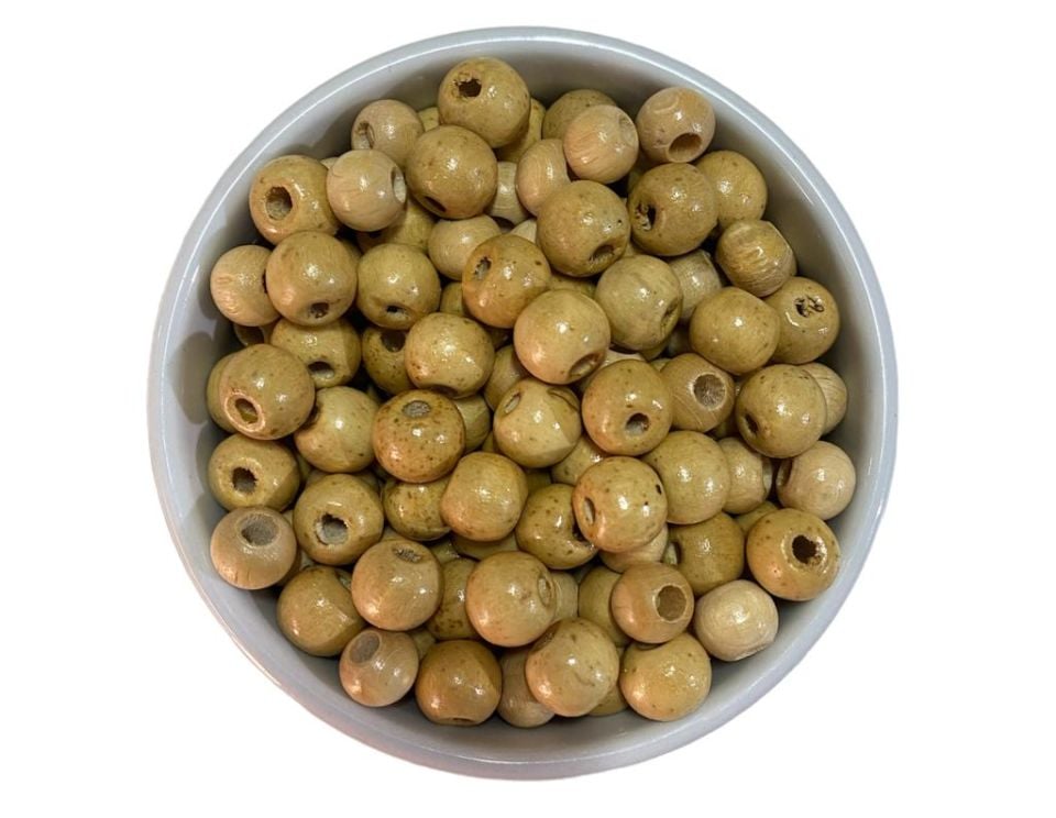 TAHTA 8 MM YUVARLAK BONCUK  (1 KG)