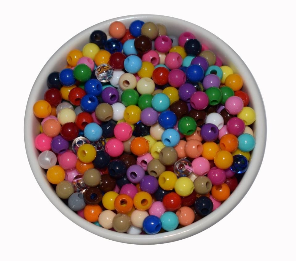 NO:15 *6mm Makrome Boncuğu - Oya Boncuğu