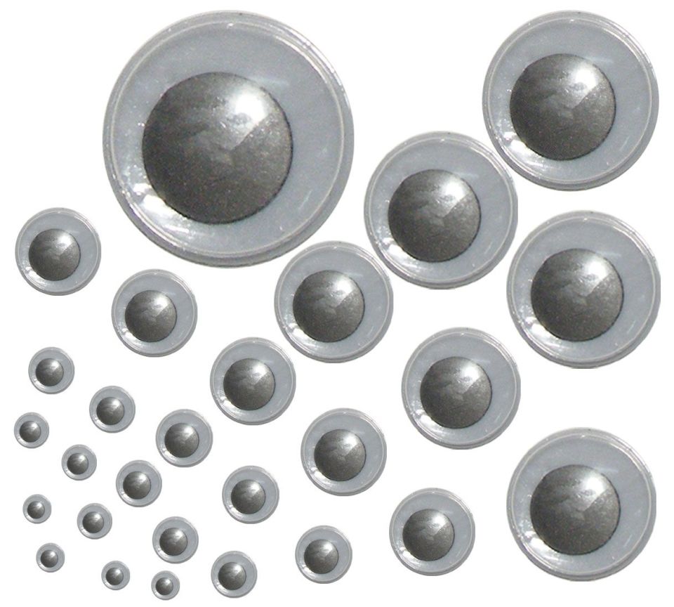 12MM KİRPİKLİ OYNAR GÖZ (1000 AD) 135-KIRMIZI