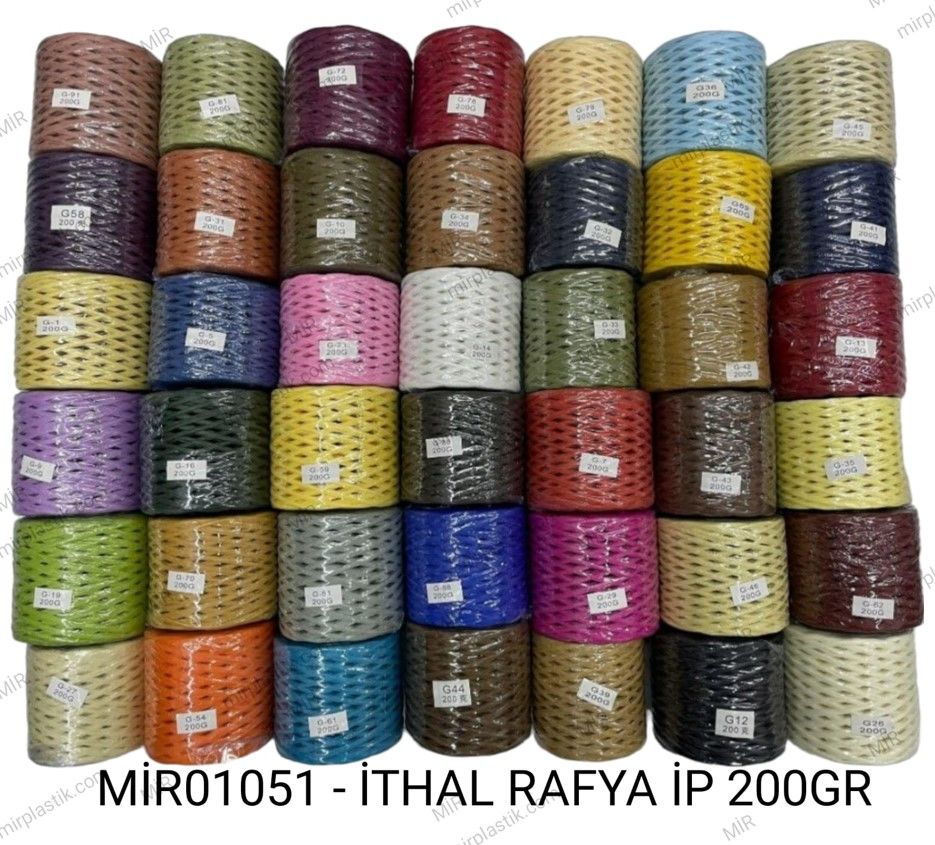 RAFYA HASIR ÖRGÜ İP (200 Gr)