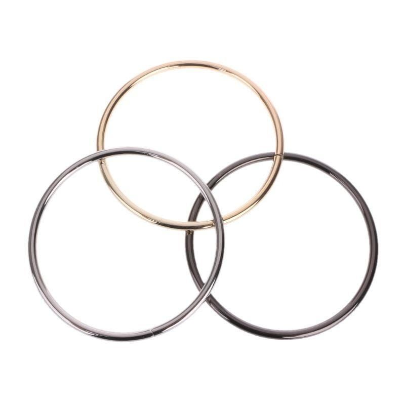 14 CM METAL ÇANTA SAPI YUVARLAK HALKA