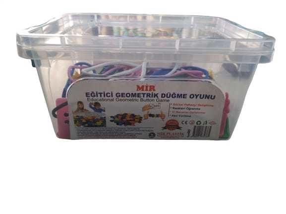 EĞİTİCİ GEOMETRİK DÜĞME OYUNU (1 KUTU)