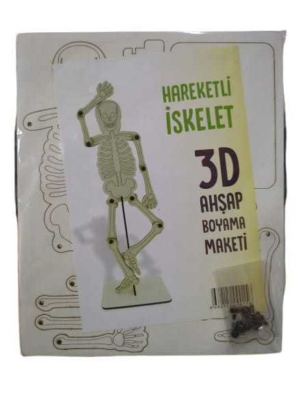 AHŞAP HAREKETLİ İSKELET(1ADET)
