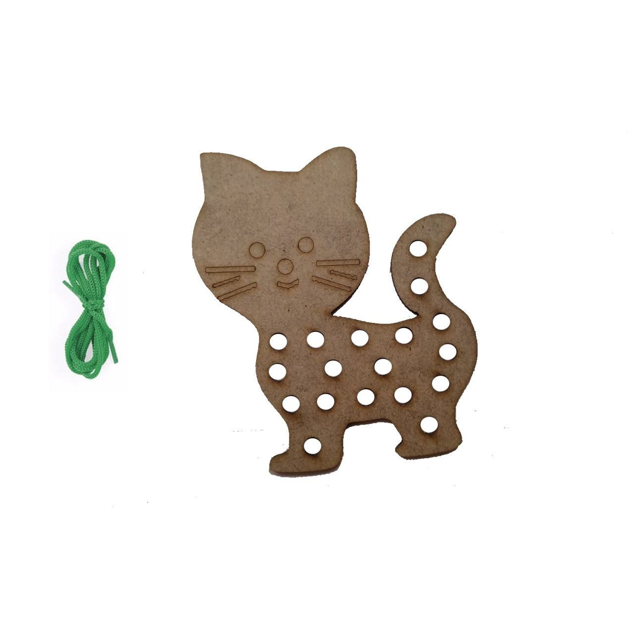 AHŞAP KEDİ İPLİ( 1 ADET)