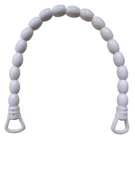 ZEYTİN BONCUKLU ÇANTA SAPI (1 ÇİFT) KOYU YEŞİL