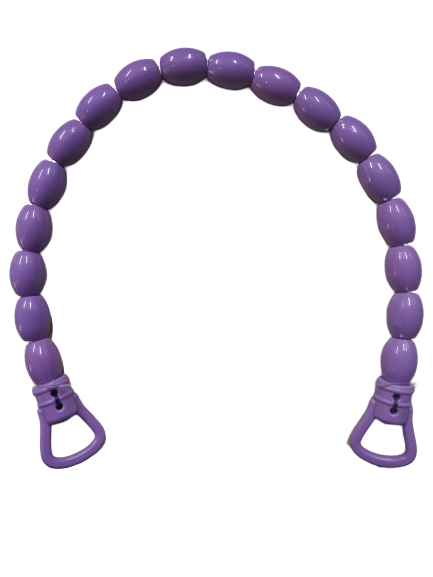 ZEYTİN BONCUKLU ÇANTA SAPI (1 ÇİFT) PEMBE