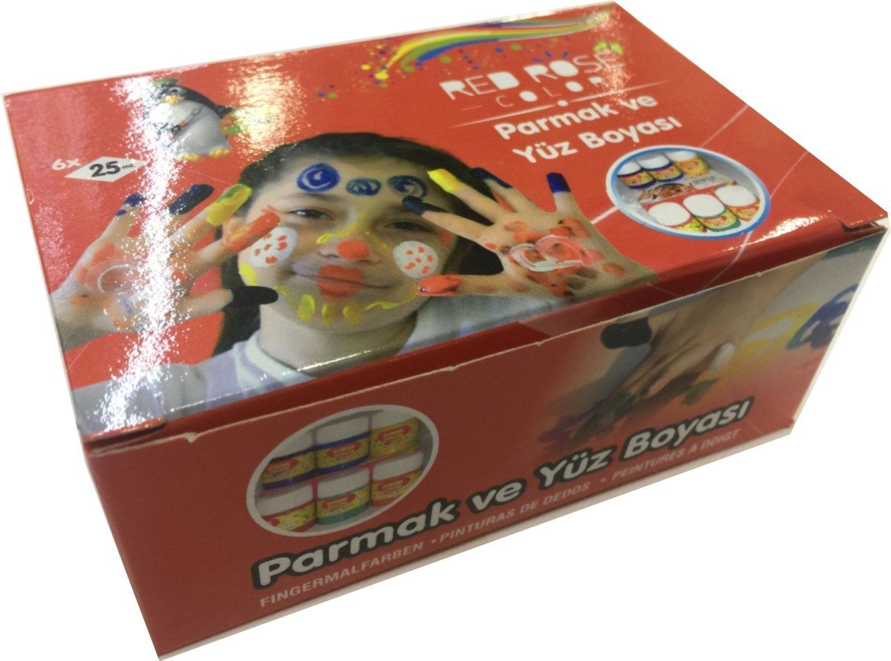 PARMAK VE YÜZ BOYASI (6'LI)