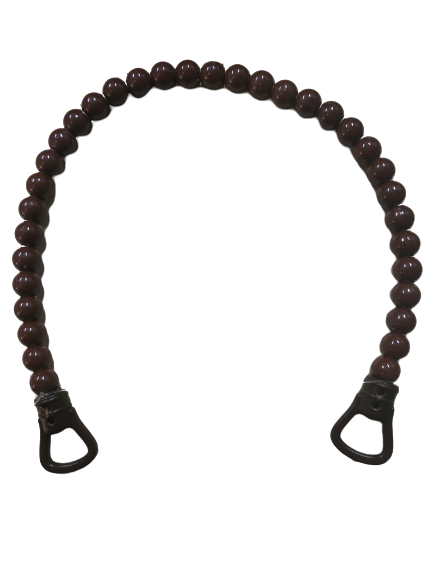 14 MM BONCUKLU ÇANTA SAPI (1 ÇİFT) SİYAH