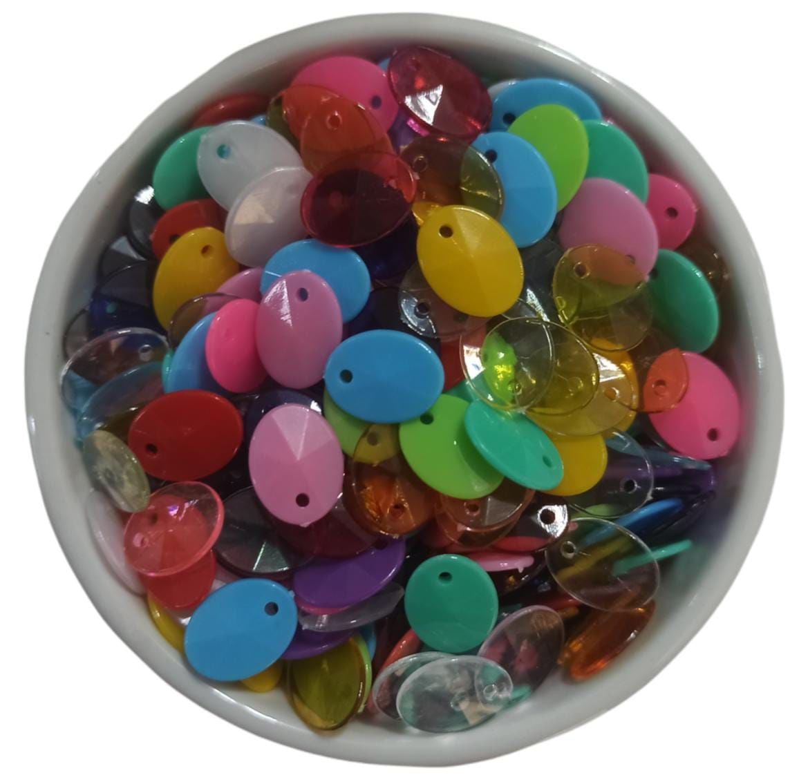 NO: 137 *OVAL FİSKOS YAZMA BONCUĞU  ( 7000 AD )