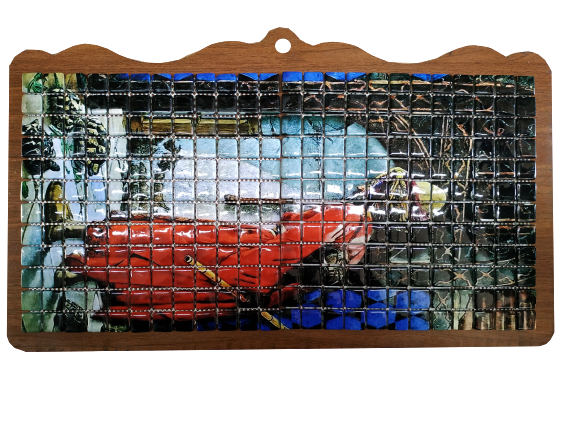 RESİMLİ CAM MOZAİK ( ADET) Sonbahar resmi