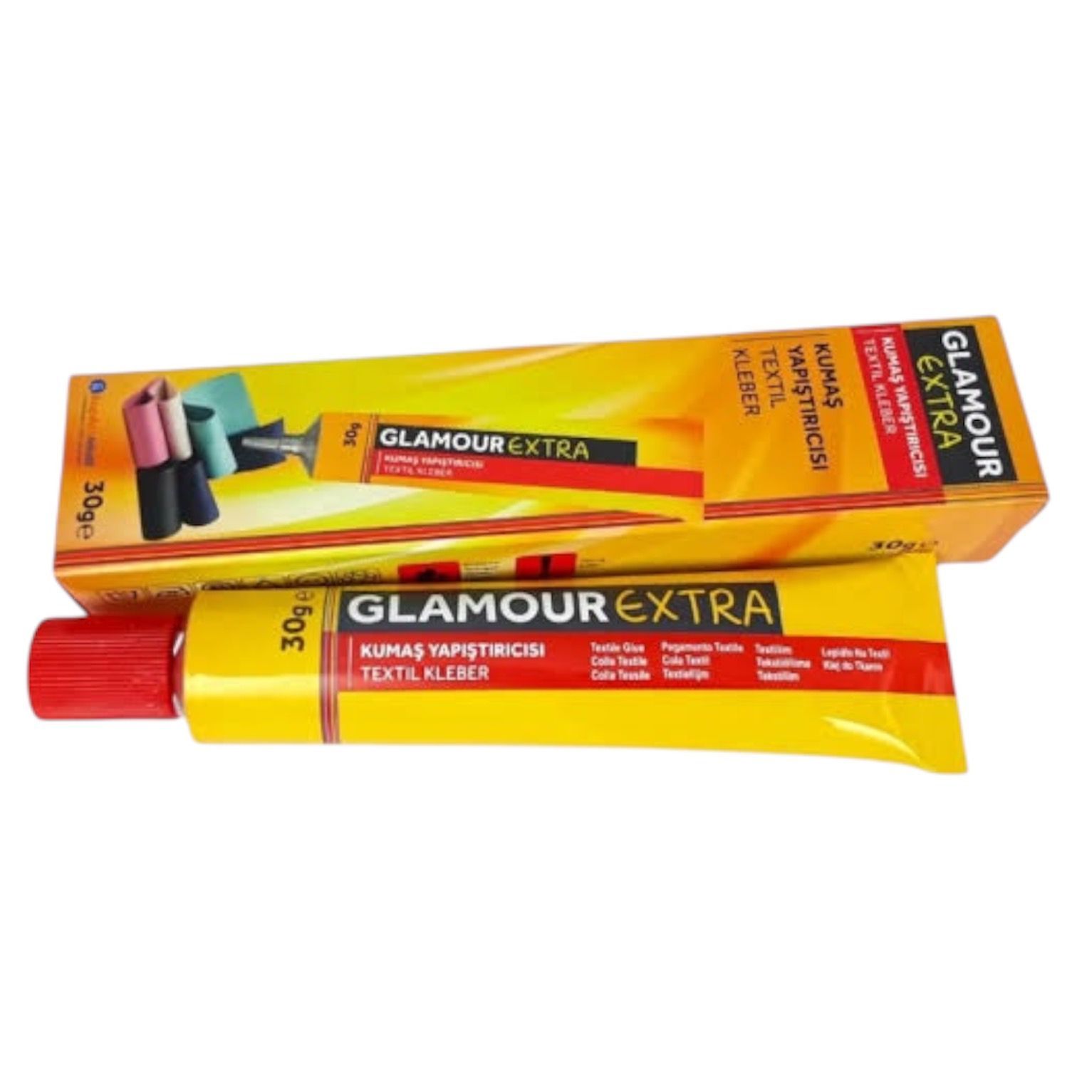 GLAMOUR EXTRA TEKSTİL KUMAŞ YAPIŞTIRICI 30 GR (1 ADET)