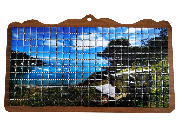 RESİMLİ CAM MOZAİK 5 KARTAL MODEL